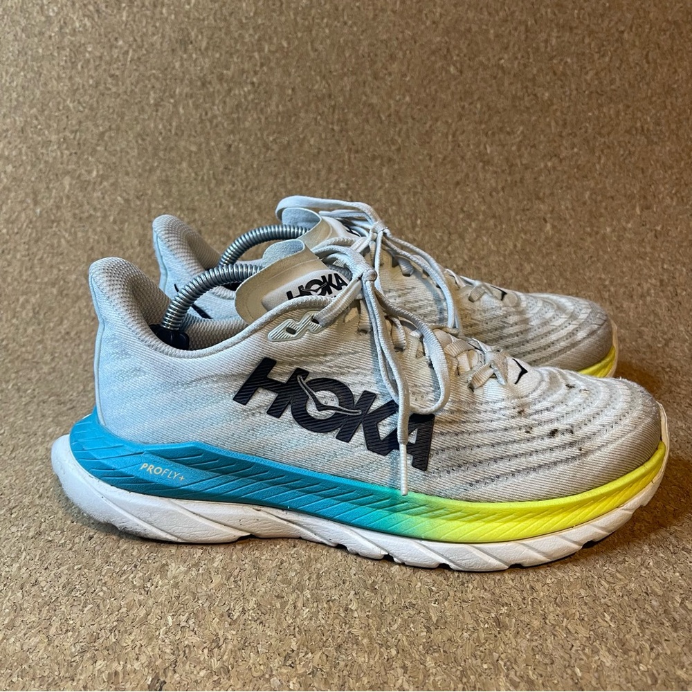 Hoka White Running Shoes